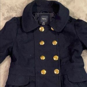 Girls Navy peacoat
